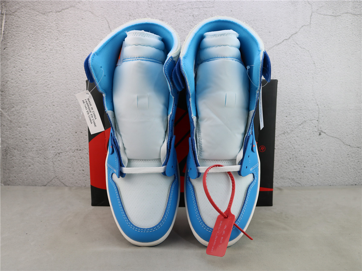 OG Batch Jordan 1 Retro High Off-White University Blue AQ0818-148